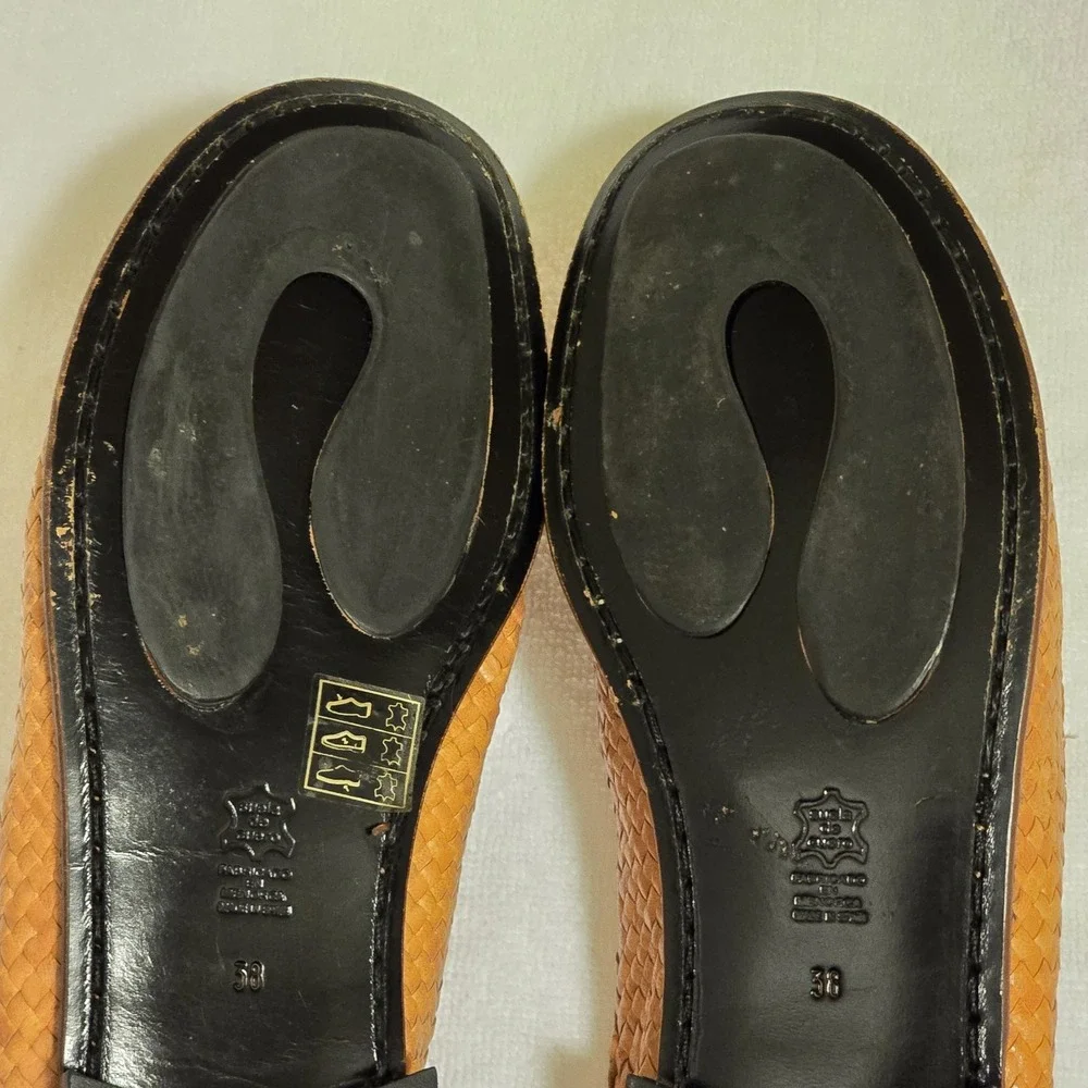 PONS QUINTANA for BERGDORF GOODMAN Womens‎ Leather Mule Slides Sandals 38 / US 8